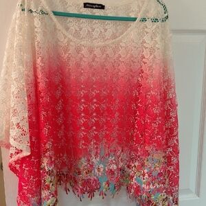 Gorgeous Atmosphere ,Pink and cream,Large